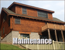  Winfall, North Carolina Log Home Maintenance